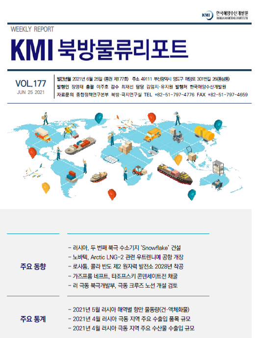 KMI 북방물류리포트 VOL.177 2021년 6월 25일 주요 동향 주요 통계