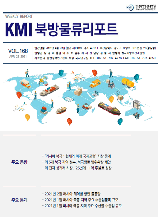 KMI 북방물류리포트 VOL.168 2021년 4월 23일 주요 동향 주요 통계